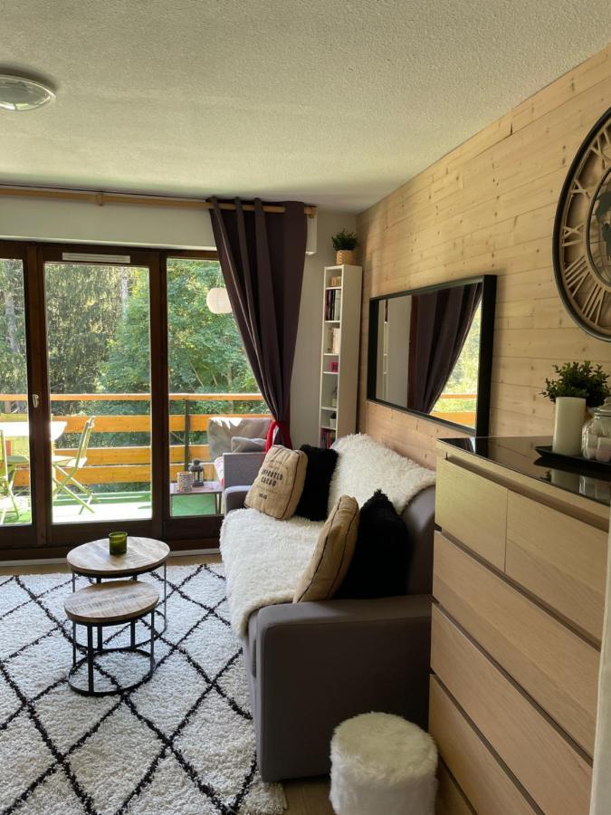 Studio Turquoise Quartier Grattague Vue Montblanc Saint-Gervais-les-Bains Exterior photo
